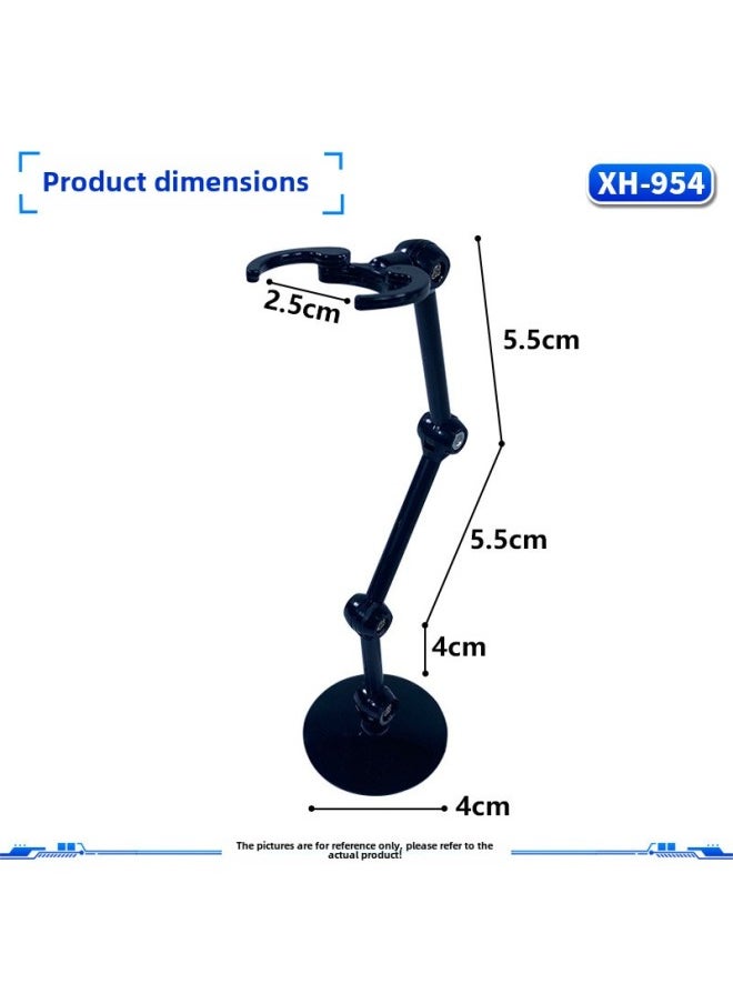 Generic - HG/RG/BB/SDrobot Soul Bracket Clip Waist Suitable For Gundam Model Hand Doll SHF Saint-Color:Xh-952 Bracket: Transparent Blue - Image 1