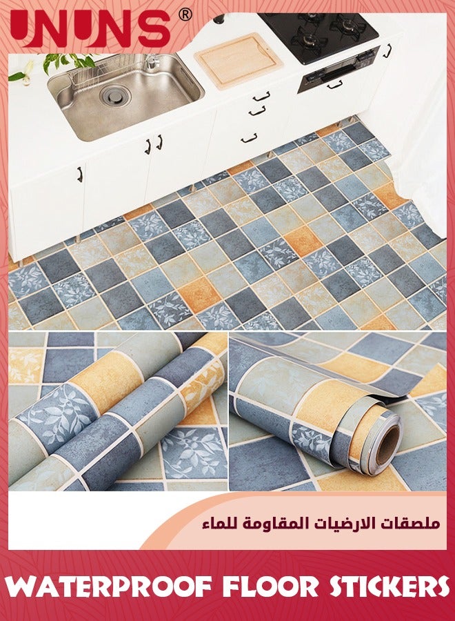 UNUNS Bathroom Wallpaper,Peel and Stick Wallpaper Waterproof Decorative Contact Paper Self Adhesive Wall Paper Roll Renter Friendly Bathroom Makeover Upgrades Remodel,60cm×5m - Image 1