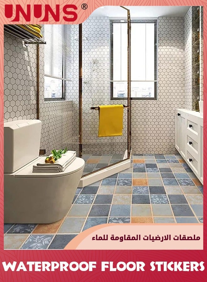 UNUNS Bathroom paper,Peel and Stick paper Waterproof Decorative Contact Paper Self Adhesive Wall Paper Roll Renter Friendly Bathroom Makeover Upgrades Remodel,60cm×5m - Image 5