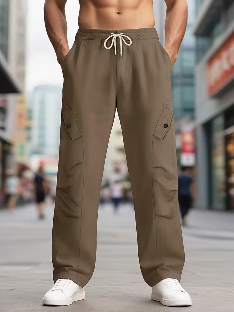 Lymio Track Pant for Men | Regular Fit Casual Jogger Track Pant | Available in Combo Pack of 2 (TP-86-87-Brown-Black-M) - Image 2