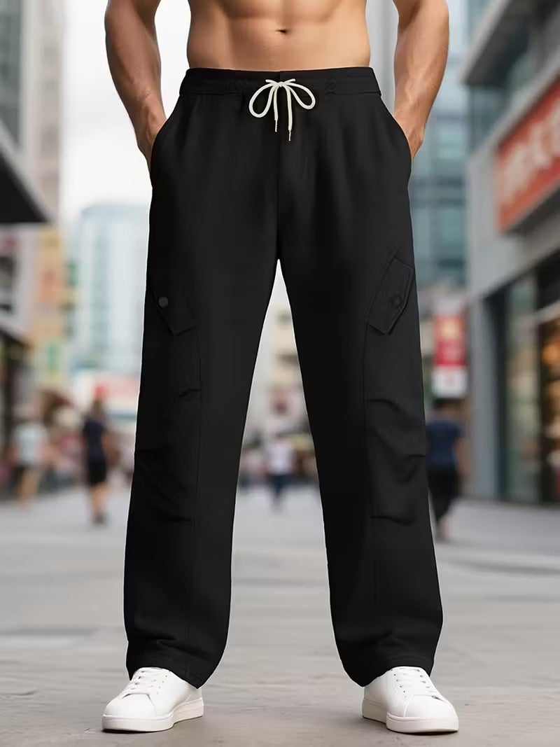Lymio Track Pant for Men | Regular Fit Casual Jogger Track Pant | Available in Combo Pack of 2 (TP-86-87-Brown-Black-M) - Image 3