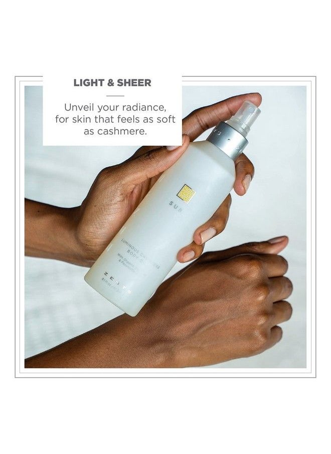 zents Luminous Cashmere Body Oil Soften And Moisturize Skin With Vitamin E And Organic Coconut Oil 8 Fl Oz / 240 Ml (Sun)  - Image 5