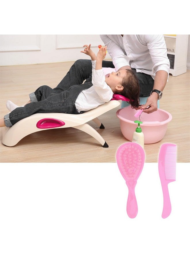 Healifty Baby Brush and Comb Set,Baby Hair Brush and Comb Set Safety Comb Children Massage Comb for Newborn Scalp Grooming - Image 3