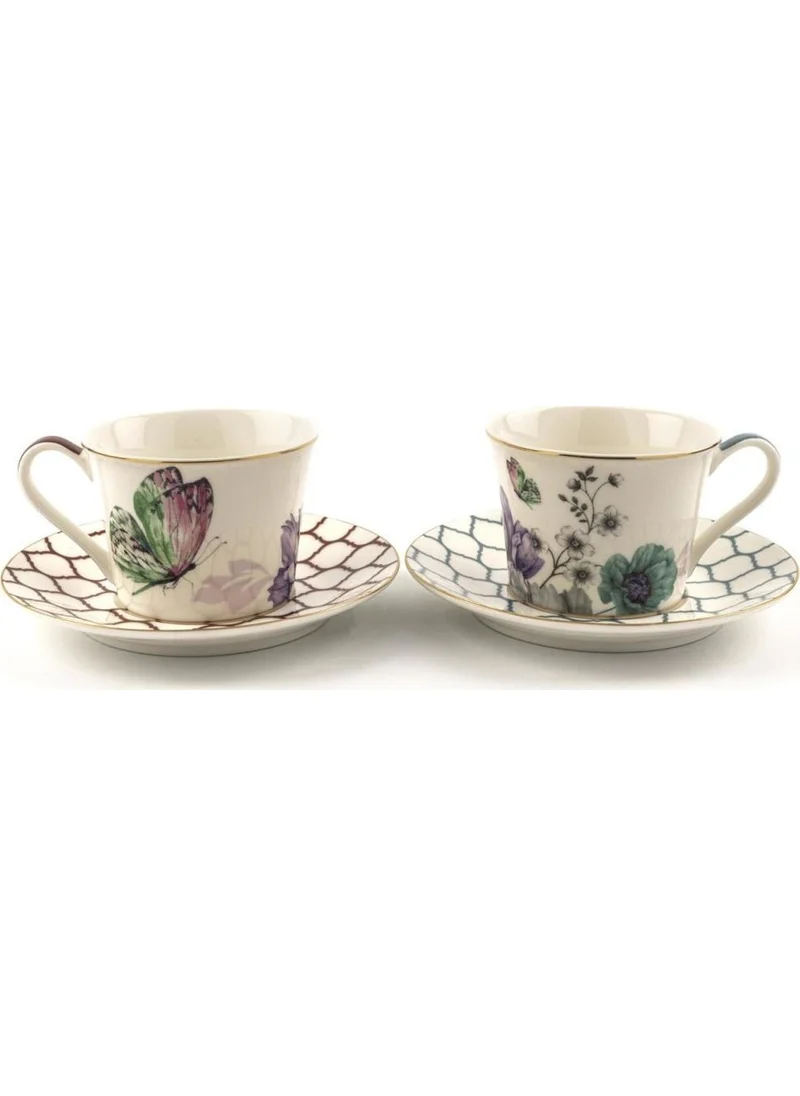 Mikasa Moor Lily Set of 6 Coffee Cups