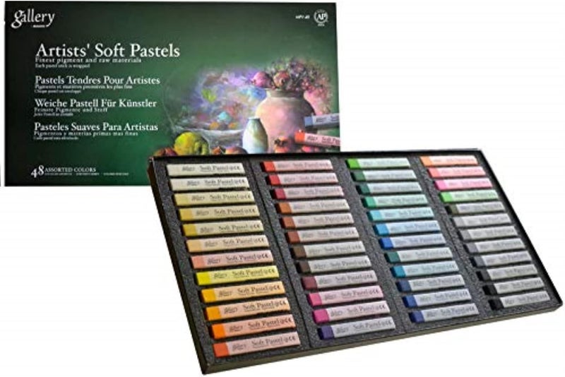 Mungyo Gallery Artists' Soft Pastels Set of 48 Assorted Colors - Image 1