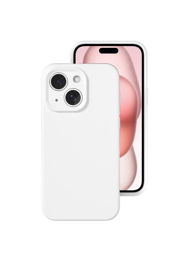 اس-توب جراب لهاتف iPhone 15 بفتحة دقيقة من السيليكون السائل بلون هلامي وتغطية كاملة - Image 1