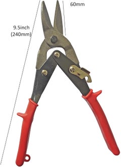 Inditrust Professional Quality Aviation Red Snip Tin Cutter Cutter Tinner Snips 250mm  - Image 4