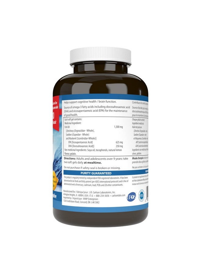 Carlson ماكسيموم أوميغا 2000 2000 ملغ أحماض دهنية أوميغا 3 بما في ذلك إيبا و DHA زيت سمك نرويجي مصيد بشكل بري مكمل زيت السمك مصدره بشكل مستدام كبسولات زيت السمك ليمون 90+30 جيلاتين طري - Image 2