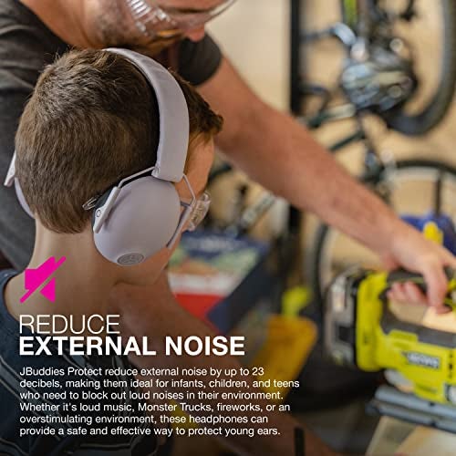 JLab JBuddies Protect Earmuffs, Adjustable Headband for Infants to Teens, Hearing Protection - Image 5
