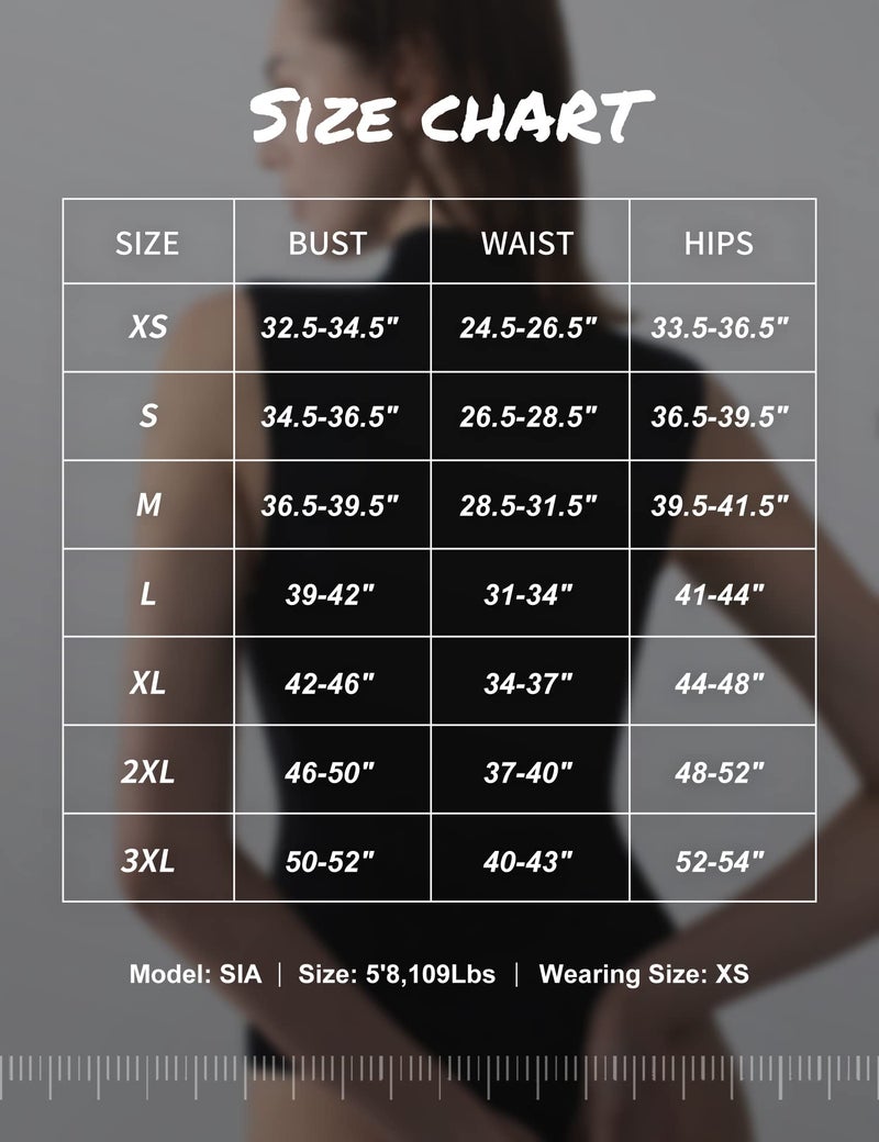 PUMIEY Sleeveless Bodysuit for Women Mock Turtle Neck Sexy Tank Tops Body Suits Women Clothing Jet Black Medium - Image 2