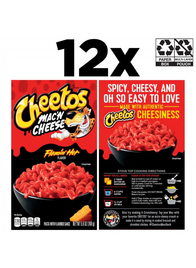 Cheetos Mac & Cheese Flamin' Hot 5.6oz Boxes (Pack of 12) - Image 2