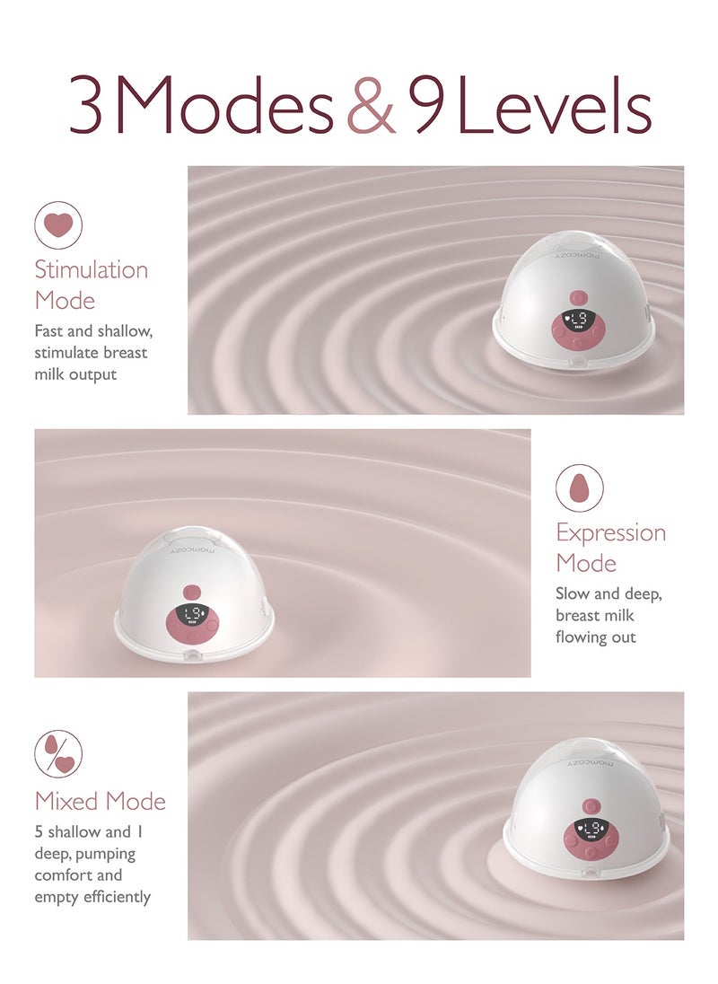 Momcozy - Electric, Hands Free, Portable M5 Single Breast Pump With 3 Modes And 9 Levels - Image 1