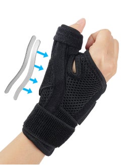GNAFOTU Thumb Splint Brace for Men & Women, Thumb Spica Support for Tendonitis, CMC Joint Repetitive Injuries, Thumb Pain Relief, Thumb Brace for Right & Left Hand - Universal Size  - Image 1