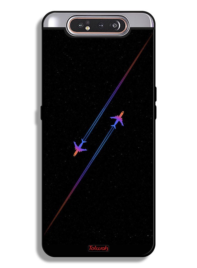 Tolwak غطاء حماية لهاتف سامسونج جالاكسي A80 بتصميم طائرات - Image 1