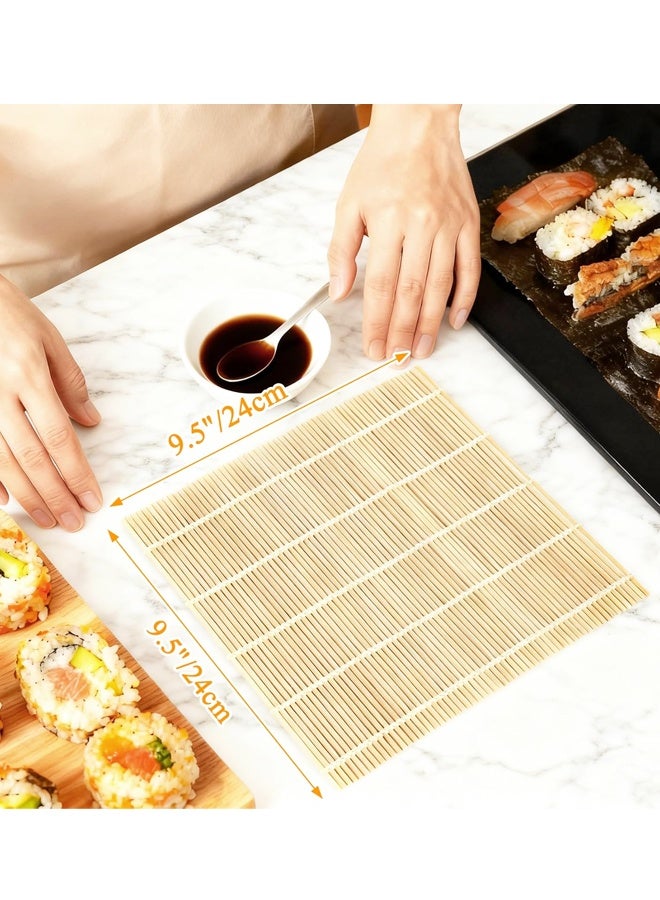 2Pack Bamboo Sushi Mat, Sushi Roller Making Tool for Sushi Roll and Kimbap - Image 2