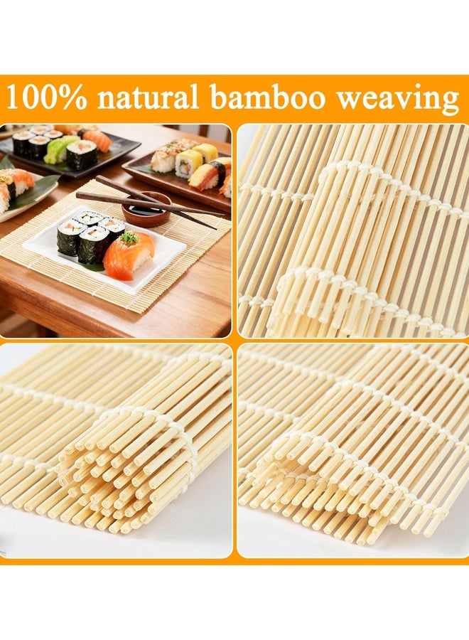 2Pack Bamboo Sushi Mat, Sushi Roller Making Tool for Sushi Roll and Kimbap - Image 3