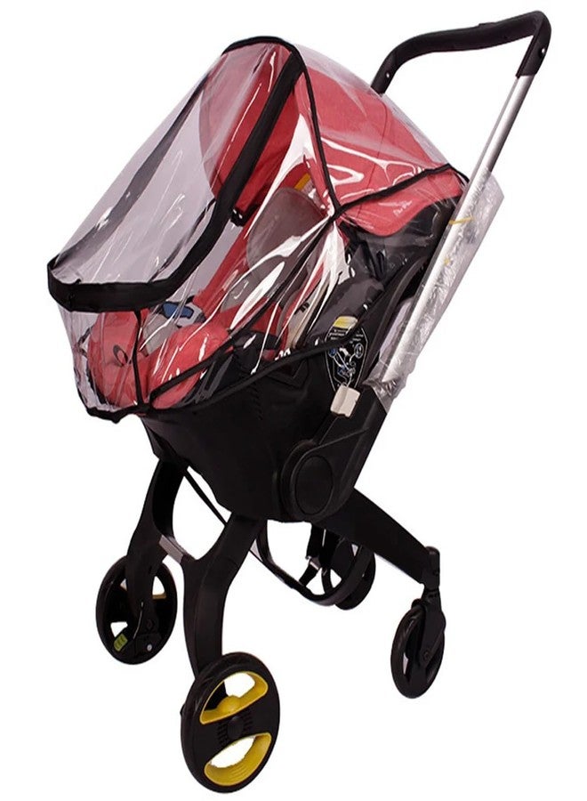 ROMIRUS Rain Cover Compatible with Doona Stroller, Travel Weather Shield Breathable Baby Stroller Rain Cover - Image 2