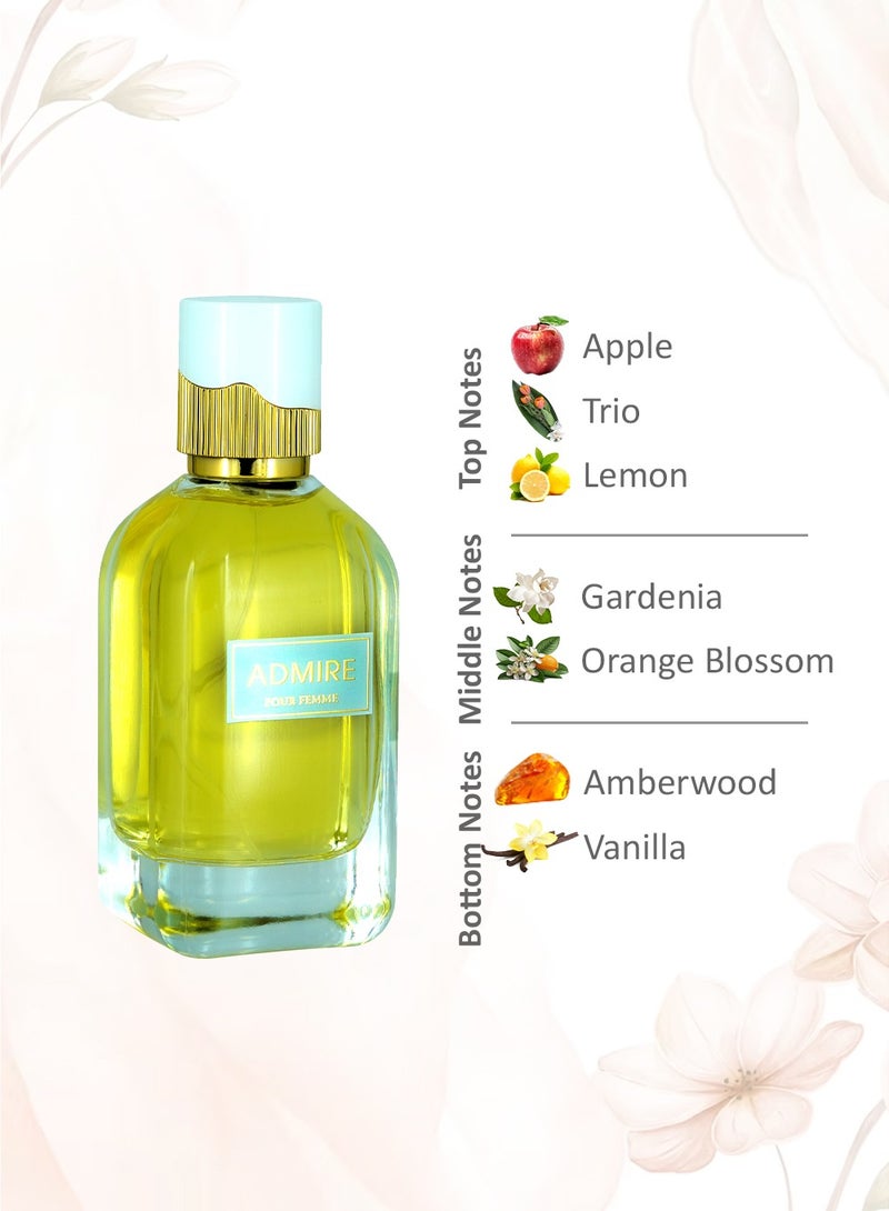 Divina Admire Pour Femme EDP Long Lasting Perfume for Ladies 100ml - Image 3