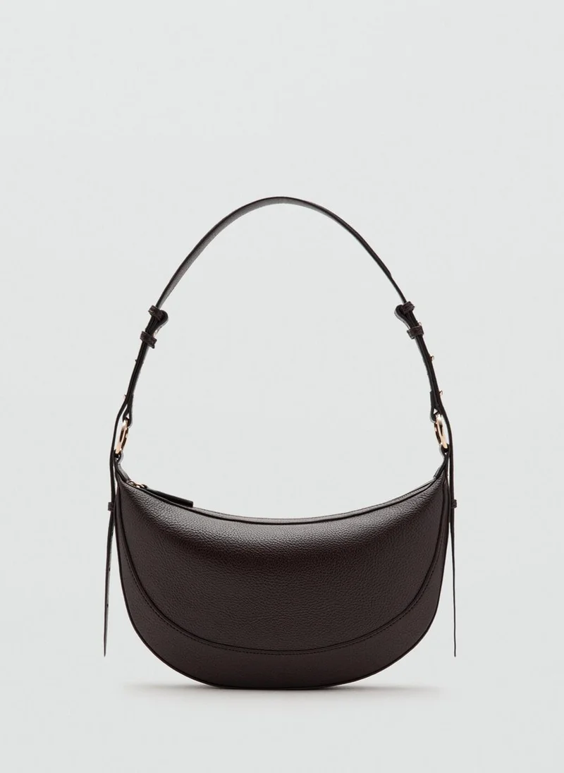 MANGO Oval shoulder bag