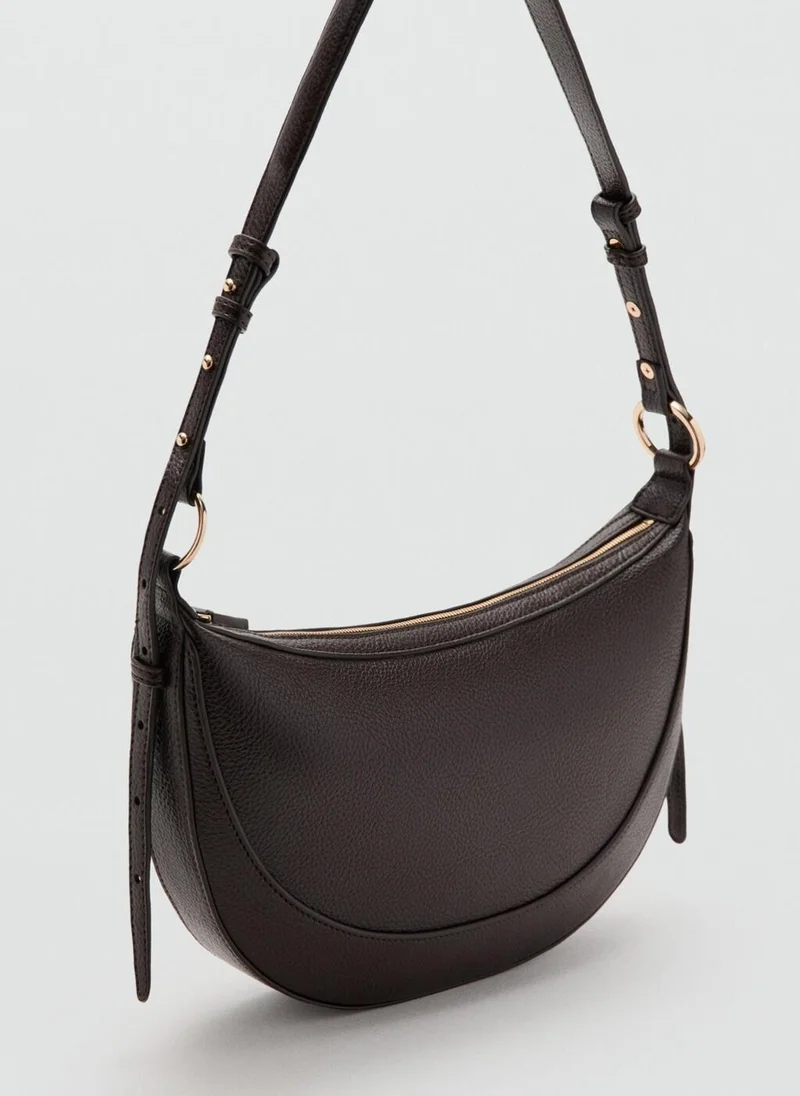 MANGO Oval shoulder bag