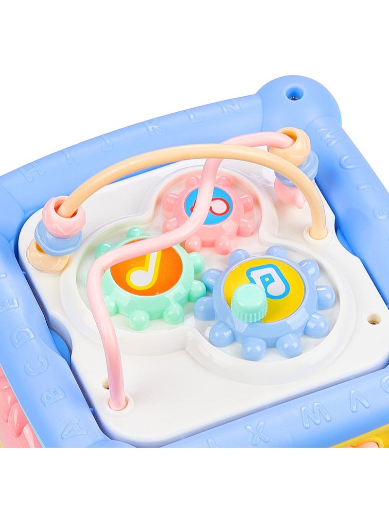 Y&D 8-in-1 Activity Cube for 1 Year Old Baby, Baby Early Learning Toy with Shape Sorter & Bead Maze, Busy Toddlers, 6-12 Months Boys Girls, Montessori Developmental 1st Birthday Gifts - Image 5