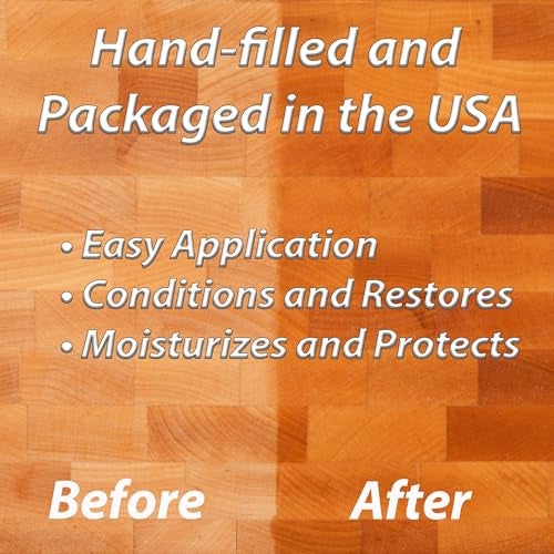 Macy's Place Wood Butter 4 fl oz Cutting Board Wax Conditioner for Butcher Block and Wooden Kitchen Tools. Macy;s Place Food Grade Protective Mineral Oil and Beeswax for Wooden Cutting Boards, Surfaces, and Tools. - Image 3