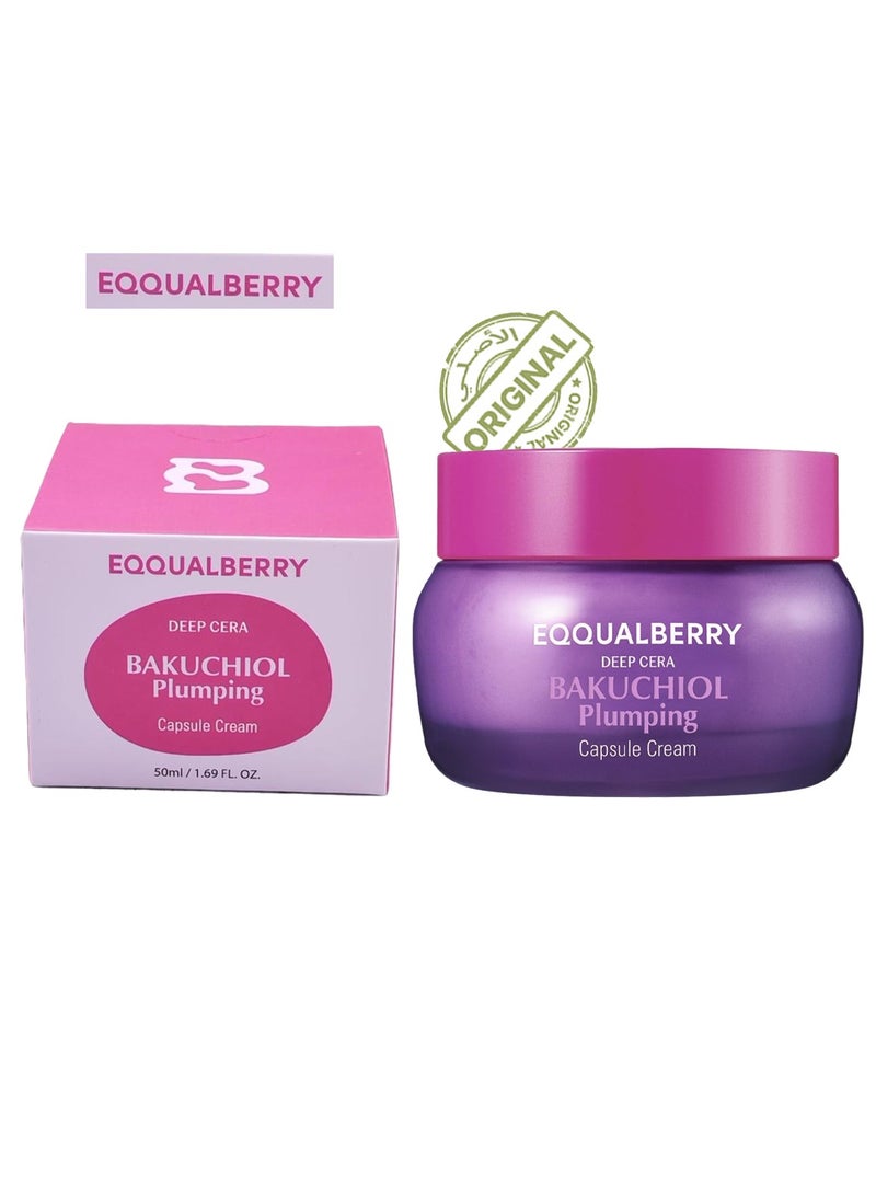 Eqqualberry Deep Cera Bakuchiol Plumping Capsule Cream 50ml - Image 1