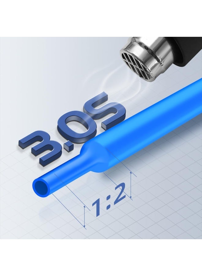 موثوقية التنبؤ مجموعة أنابيب الانكماش الحراري الفاخرة، 530 قطعة، 5 ألوان، 12 مقاسًا، مجموعة متنوعة من أنابيب التغليف والأسلاك والكابلات لمشاريع "اصنعها بنفسك" - Image 3