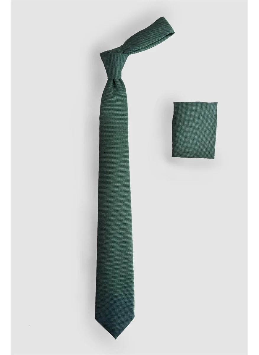 Tudors Plain Men's Tie with Pocket Handkerchief
