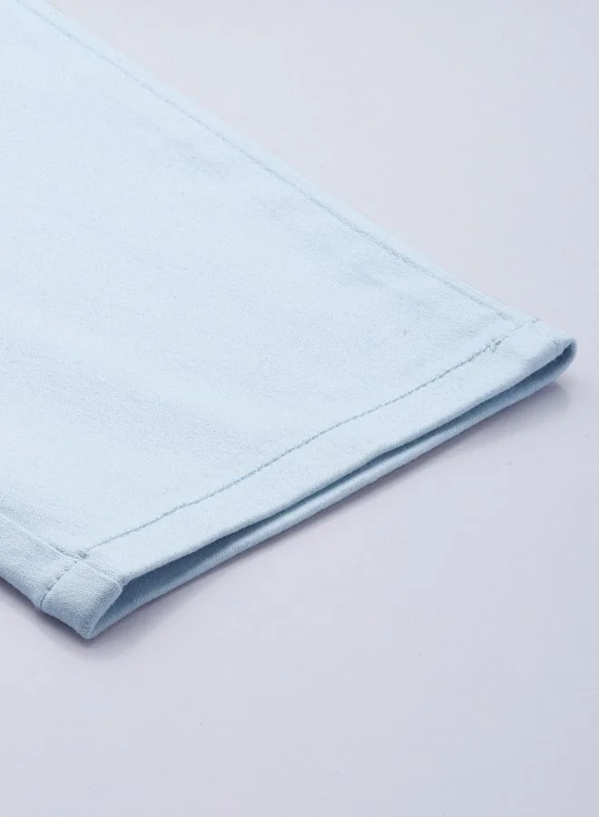 ذا انديان كراج كو Men Slim Fit Solid Mid-Rise Stretchable Chinos