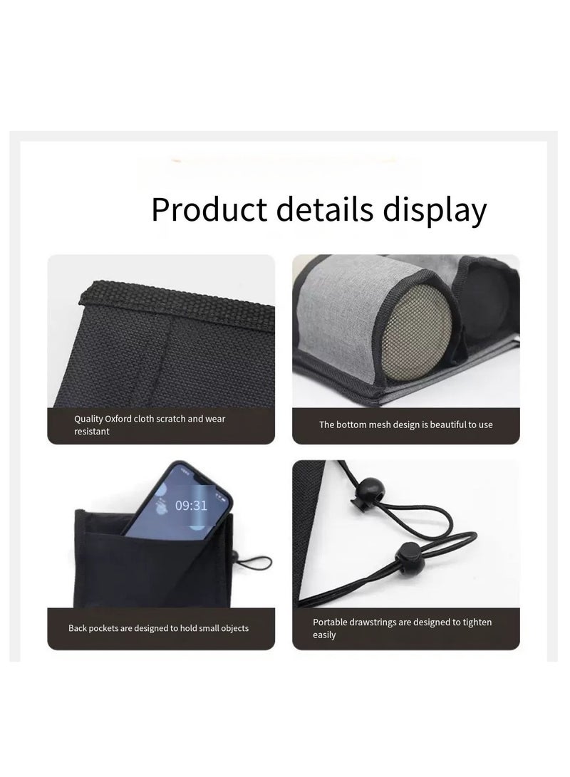 Luggage Cup Holder, Luggage Travel Cup Holder Luggage Drink Holder Gathering Two Coffee Mugs for Rolling Suitcase Small Travel Bag Cup Bag  - Image 2