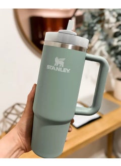Stanley Quencher 2.0 40oz/1180ml Stainless Steel Vacuum Insulated Tumbler with Leakproof Lid & Reusable Straw – Rose Quartz – Keeps Drinks Cold for 24H/Hot for 7H – Durable, Eco-Friendly, Stylish Travel Mug for Coffee, Water, Iced Tea & On-the-Go Hydration  - Image 2