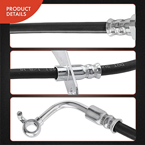 A-Premium Front Driver Brake Hydraulic Hose Compatible with Kia Models - Optima 2011 2012 2013 2014 2015 2016, with 16 in Wheels - Replace# 587312T500 - Image 5