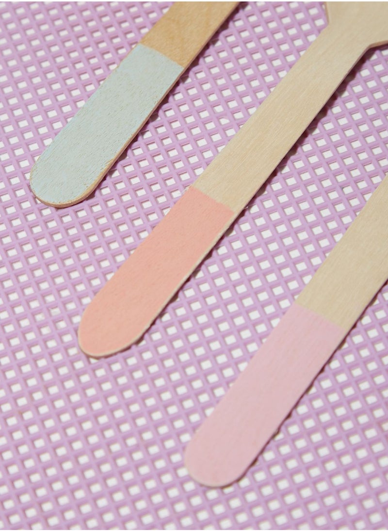 Talking Tables - We Heart Pastels Wooden Cutlery, 36Pk. - Image 1