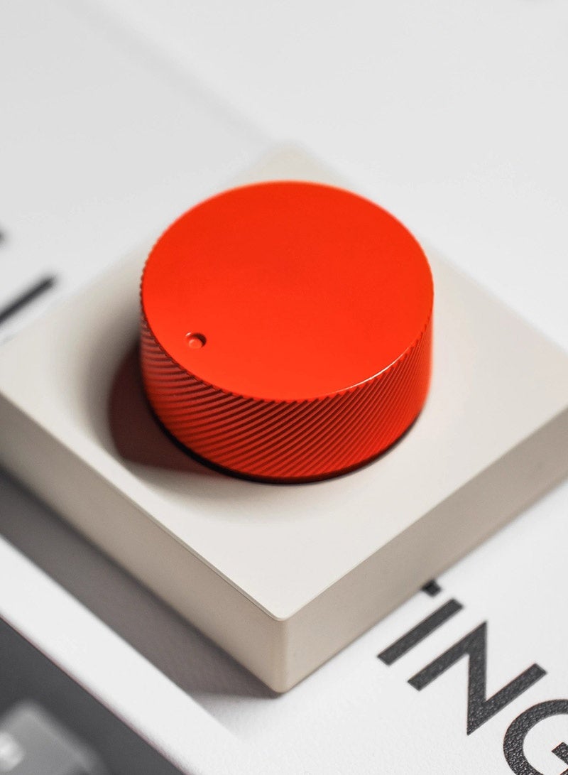 Customized volume knob, aluminum alloy Bluetooth small keyboard, personalized gift - Image 1