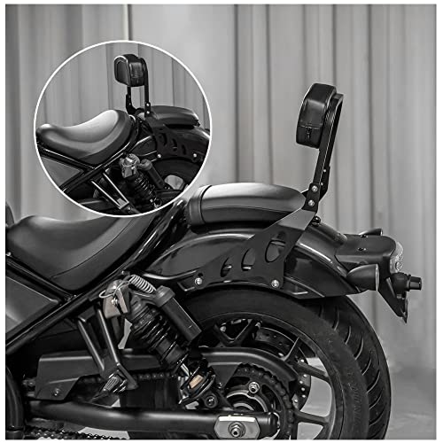 FATExpress Motorcycle Accessories Rebel CMX1100 CM1100 21-24, Rear Passenger Backrest Back Rest Cushion Seat Pad Detachable Sissy Bar Sissybar Adapter for CM 1100 CMX 2021 2022 2023 2024 - Image 1