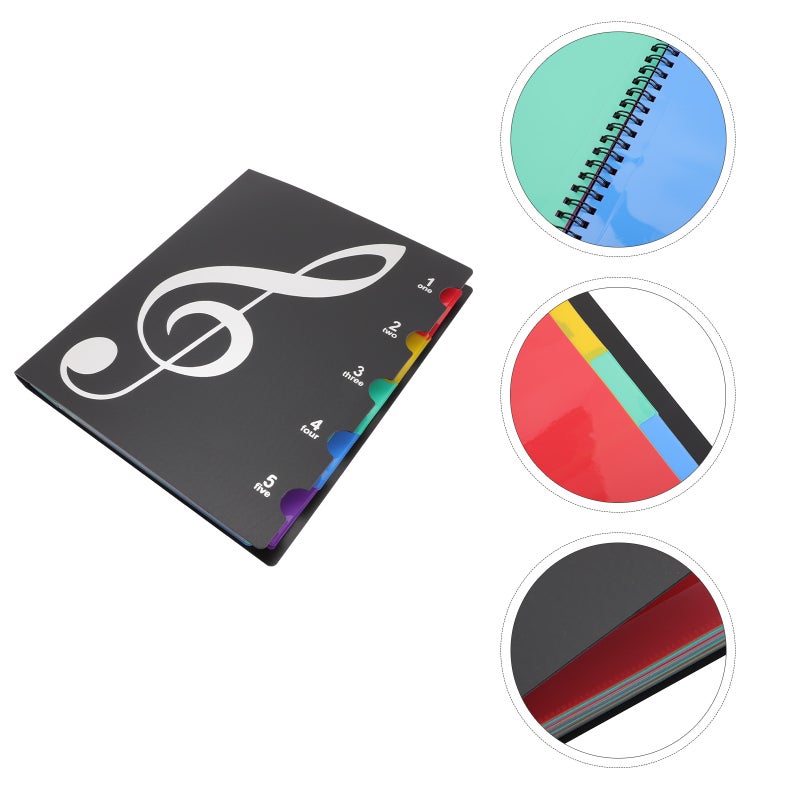 Practical Music File Folder Music Score Folder Musical Document Organizer - Image 1