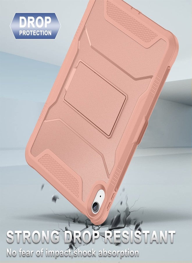 Soke Case for iPad (A16) 11th Generation 11-inch 2025, iPad 10th Generation 10.9-inch 2022, with Built-in Screen Protector and Kickstand, Rugged Full Body Protective Cover - New Rose Gold - Image 5