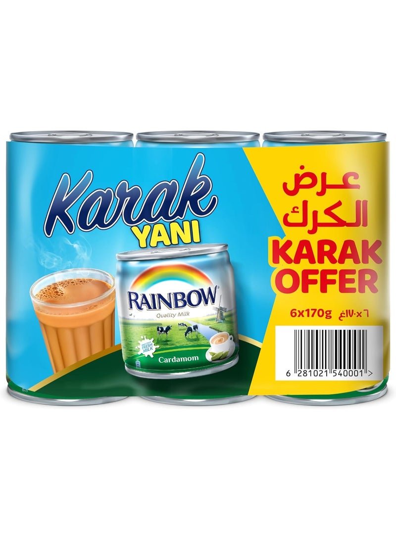 Cardamon Evaporated Milk 6 x 170g