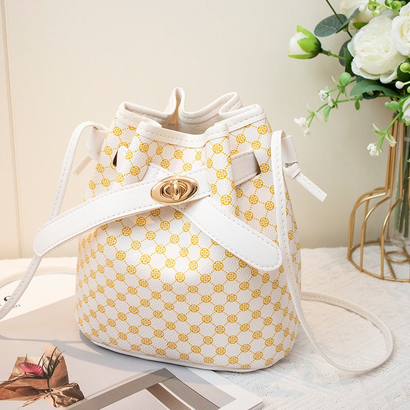 Printed Small Bucket Bag 2023 New Bag Mini Bags Mini Bags Classic Shoulder Bag - Image 1