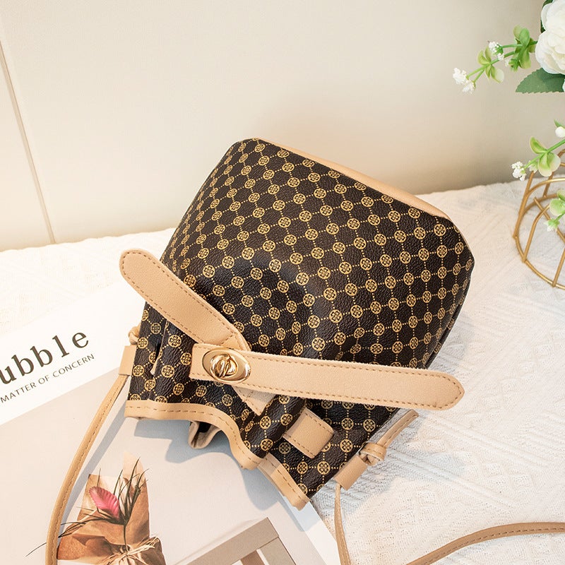 Printed Small Bucket Bag 2023 New Bag Mini Bags Mini Bags Classic Shoulder Bag - Image 3