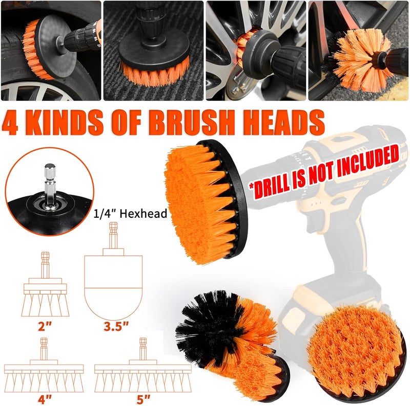 Viewsun 21PCS Car Cleaning Kit with High Power Handheld Vacuum and Detailing Brushes - Image 4