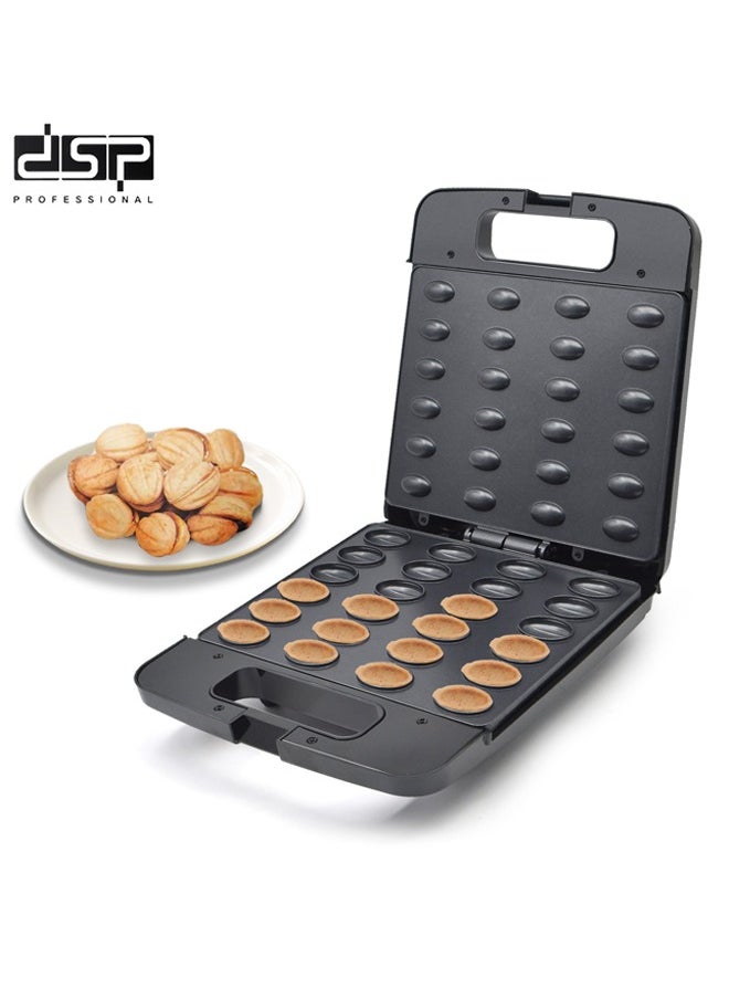 DSP Electric Walnut Cake Maker, Automatic Mini Nut Waffle,Non-Stick Doughnut Maker,Double-Sided Heating, Indicator Lights,Skid Resistant Feet,1400W KC1154  - Image 1