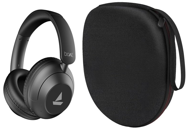 Vertus ® Headphone Hard Protective Storage Case for Boat New Launch Rockerz 650 Pro Bluetooth Wireless Over-Ear Headphones (Black) (Headphone Not Included) - Image 1