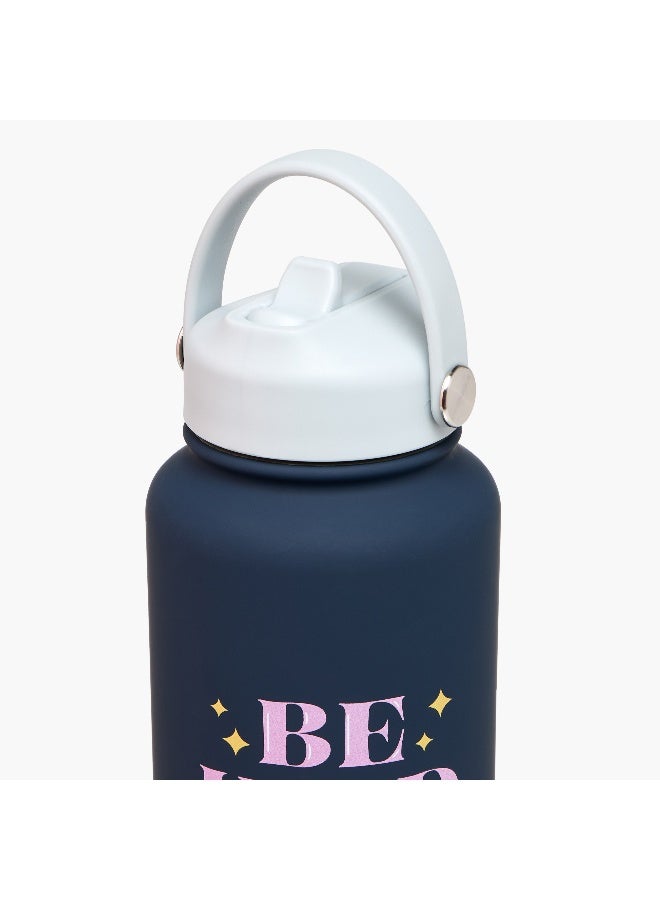 LIFESTYLE Slogan Print Stainless Steel Water Bottle for Everyone - Image 4