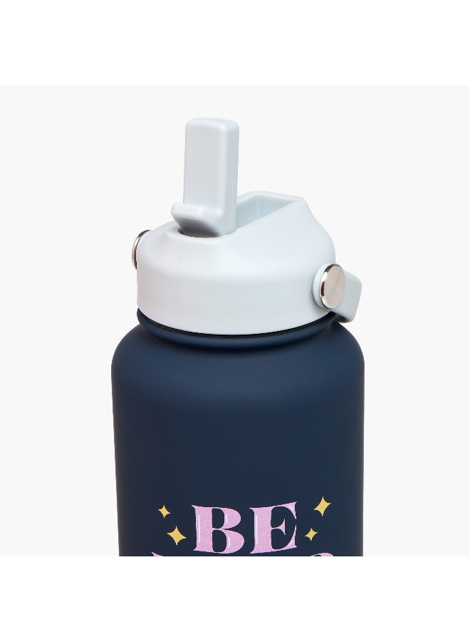 LIFESTYLE Slogan Print Stainless Steel Water Bottle for Everyone - Image 3