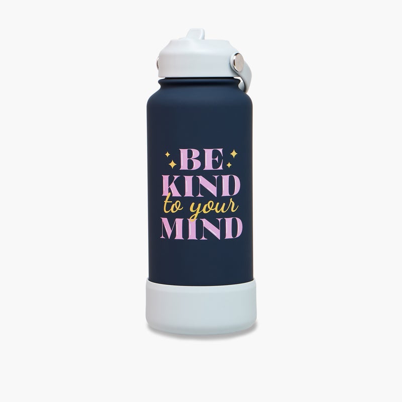 LIFESTYLE Slogan Print Stainless Steel Water Bottle for Everyone - Image 1