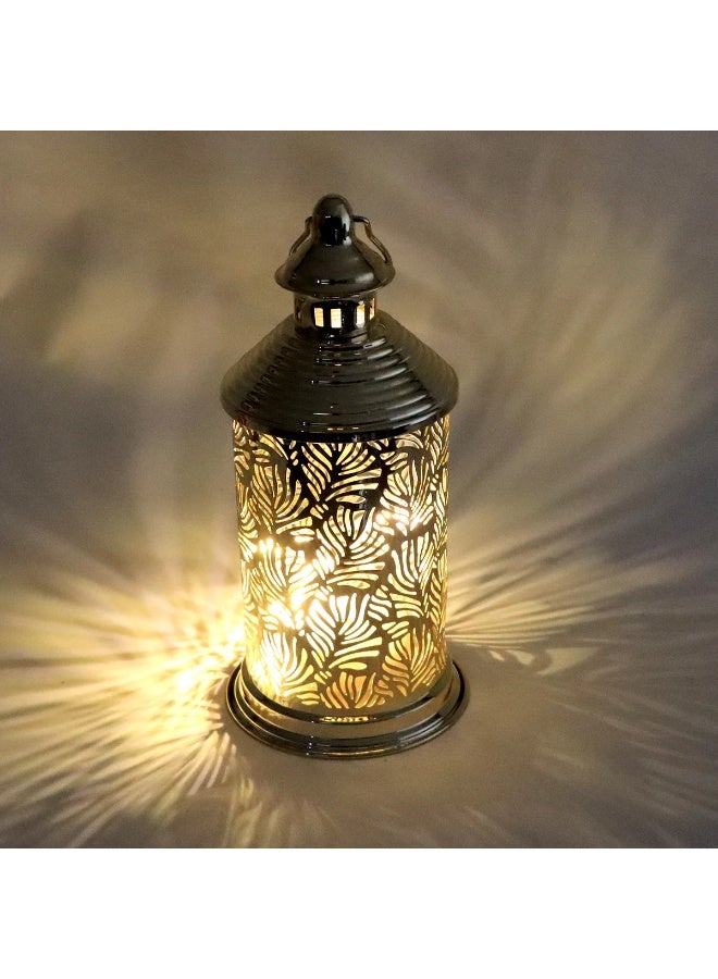 بيتي فانوس معدني بإضاءة – يعمل بالبطارية - Image 5