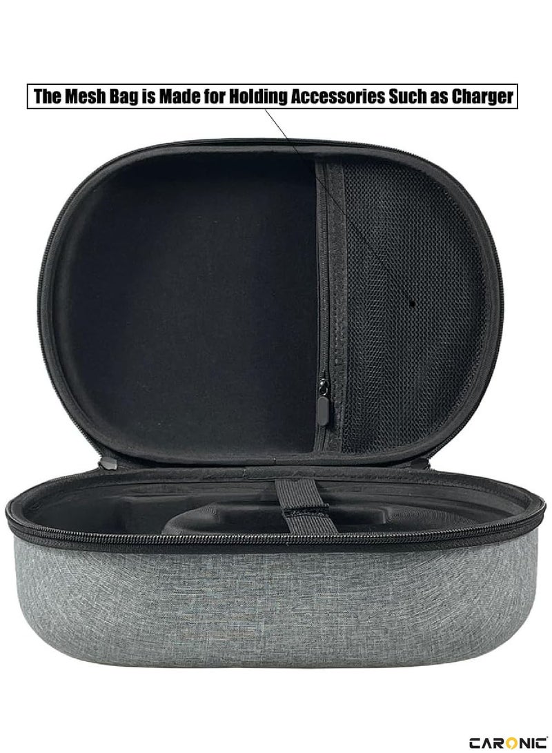 CARONIC Carrying Case For Apple Vision Pro Shockproof Travel Bag Compatible With Vision Pro Accessories Handheld Travel Case Portable Storage Bag - Image 2