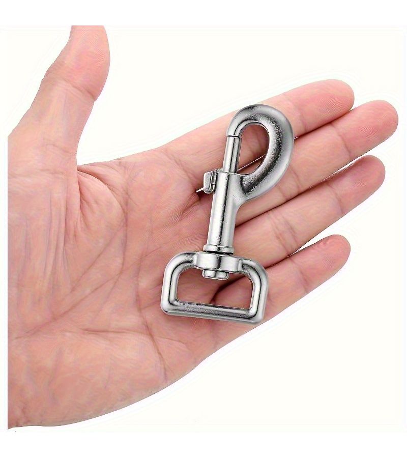 5pcs Heavy Duty Stainless Steel 360 Degree Rotating Swivel Snap Hooks For Dog Leash Backpack Harness Tow Rope Gym Gear - Image 5